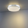 thumbnail image 2 of Eurofase Lighting 30150-010 Salba 13" Wide Led Flush Mount Drum Ceiling Fixture - Chrome, 2 of 3