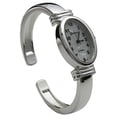 thumbnail image 3 of Blekon Collections Women’s 22mm Oval Case Japanese Quartz Watch With Casual Classic Cuff Bangle, 3 of 5