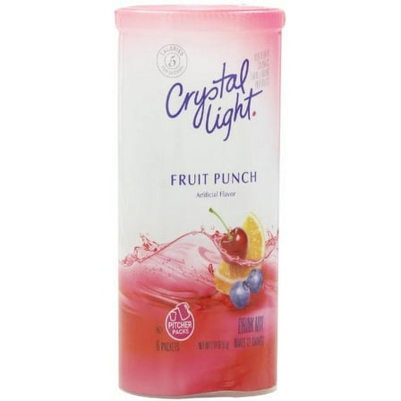 Crystal Light Fruit Punch Drink Mix (Pack of 4)