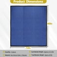 thumbnail image 4 of ZENSTYLE 12 Pack Moving Blankets 80" x 73" Pro Economy Blue Shipping Furniture Pads, 4 of 7