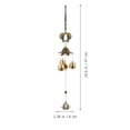 thumbnail image 3 of Shisuyan Metal Wind Bell Cylindrical Coffee 1Pack, 3 of 8