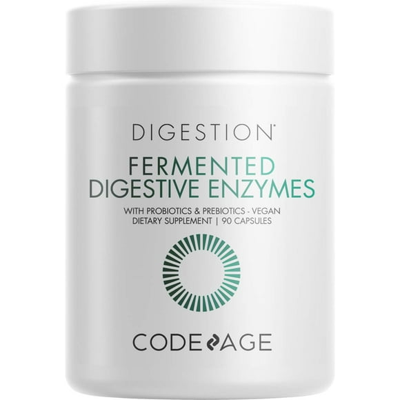 Suplemento Codeage Digestive Enzymes 90 cápsulas para 3 meses