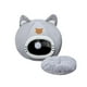 thumbnail image 2 of Cama nido semicerrada para perros y gatos, para gatos de interior, tienda de campaña autocalentable para gatos, cueva para SG, 2 of 9