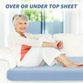 thumbnail image 3 of Estbridge Lot de 2 Alèses pour Incontinence Lavables - Alèse Imperméable pour Pipi pour Animaux, Adultes et Aînés, Protège-Matelas Réutilisable et Absorbant pour Lit, Sofa, Canapé (Bleu+blanc), 3 of 5