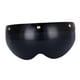 thumbnail image 1 of Visera para casco de motocicleta con 3 lentes a presión, protección para parabrisas, pantalla facial Marron oscuro, 1 of 9