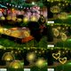 thumbnail image 4 of Luces solares para jardín Slyuexu, 120 LED, impermeables, paquete de 2, 4 of 6