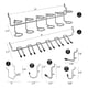 thumbnail image 2 of Ganchos para tablero perforado, 140 piezas, con contenedores para tablero perforado, compatibles con Kitchen Craft Room Hy, 2 of 5