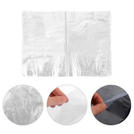 PTOOTP Heat Shrink Wrap Bags for Baskets, 100 Pieces Clear Plastic Shrink Wrap Packaging Bags