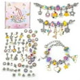 thumbnail image 1 of Kids Diy Bracelet Making Kit Beads Jewellery Pendant Set Gifts, 1 of 4