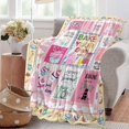 thumbnail image 4 of Food Cupcake Blanket Bake Cake Dessert Throw Blanket Ultra Cozy Super Soft Fleece Sweet Cupcake Kitchen Gift Fuzzy Plush Bedding Blankets for Kids Teens Adults Girls Women 50"x40", 4 of 6