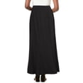 thumbnail image 3 of Jessica London Women's Plus Size Petite Stretch Knit Maxi Skirt, 3 of 6