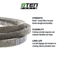 thumbnail image 4 of 8TEN Belt with KEVLAR for Husqvarna 532148763 John Deere TCA20591 Scag 484619 85 x 5/8 810-CBL2923T, 4 of 7