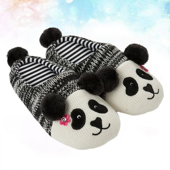 AURARMLET Cotton Panda Slippers Multi Color For Home Use 1 Pair
