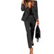 thumbnail image 1 of Trajes de mujer Nikou 2 piezas negro XXL, 1 of 8