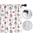 thumbnail image 4 of Blackout Kids Curtains,White Cow Strawberry Heart Pattern Childrens Insulated Curtains Set Of 2,Bedroom Essentials,Toddler Room Decor 42x63in(106x160cm), 4 of 5