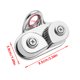 thumbnail image 3 of Acero inoxidable KAYAK CAM CUBIERTE CUBIERTE CUPCIÓN COBERA DE BOLA DE BOLA DE PENSAMIENTOS SAILING SAILBOAT 15MM LÍNEA LÍNEA DE HARDWARE CORDURA DE AGUA DE AGUA GeweYeeli VI001763-00, 3 of 6