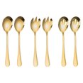 thumbnail image 1 of 1 Set Stainless Steel Serving Spoons Slotted Spoons Sporks Solid Spoons, 1 of 8