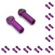thumbnail image 3 of Vogacara 2 piezas soporte de cabeza de bola Auto juguete profesional extremos de barra de acoplamiento púrpura Violeta 10piezas, 3 of 6