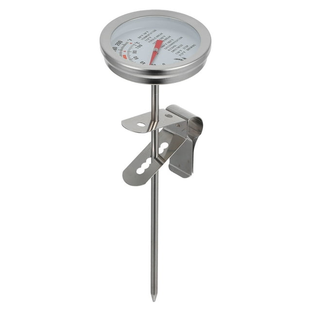 Miangastore Stainless Steel Detachable Beverage Thermometer Probe Durable Instant Read Thermometer with Clip Protable Milk Thermometer Probe