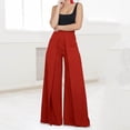 thumbnail image 4 of Sngxgn Womens Casual Pants Straight Solid Elastic Pants Long Drawstring Women Waist Casual Pants Pants(RD1,M), 4 of 4