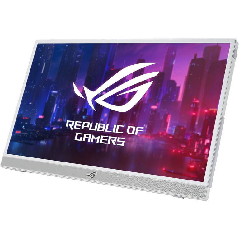 ASUS - ASUS　エイスース　ゲーミング液晶ディスプレイ ホワイト　XG16AHPEW Asus White ROG Strix XG16AHP-W 16