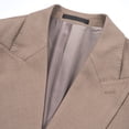 thumbnail image 3 of Beauty-Emily Men’s 3-Piece Slim Fit Suit Set – Notch Lapel Blazer, Vest & Pants in Premium Fabric for Wedding, Prom & Business, Lightweight Beige, Khaki & Olive, 3 of 12