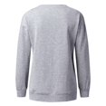 thumbnail image 6 of fartey Love Heart Graphic Sweatshirts for Women Valentines Day Fleece Lined Pullover Tee Tops Warm Cozy Crewneck Long Sleeve Drop Shoulder Sweatshirt, 6 of 7