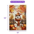 thumbnail image 5 of Happy Thanksgiving Alaskan Malamute Give Thanks Fall Beanie Scarf Welcome Garden Flag 12x18in Double Sided Alaska Mal Dog Lovers Gifts Outdoor Decor - 00020, 5 of 5