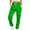 Green, variant on BiZtdJrK 50% Percent Off Sales Today Womens Ruched High Cut Trousers Casual Drawstring High Waisted Sweatpant Trendy Stars Print Joggers Pants with Pockets Fall Winter Outfits Black S