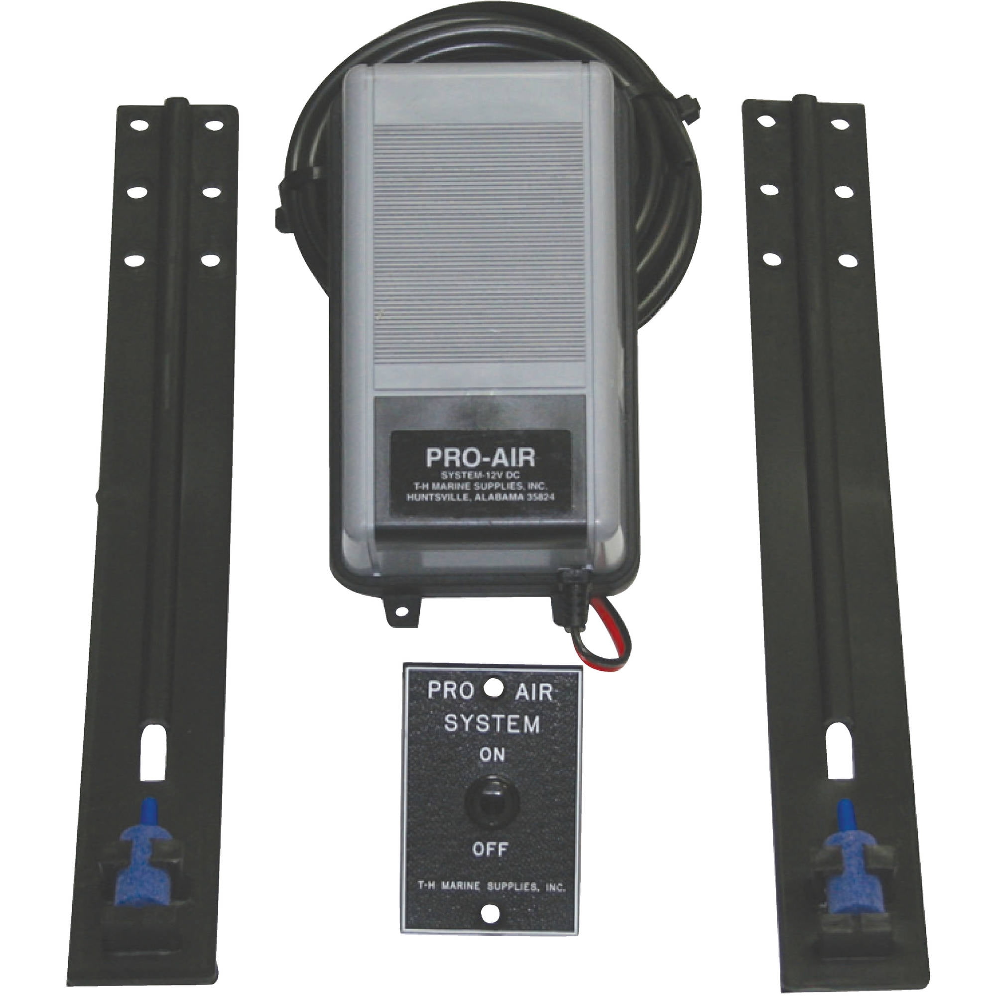 TH Marine 12V Complete ProAir System Livewell Aeration Kit with Air