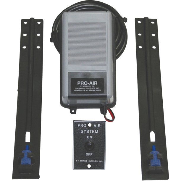 TH Marine 12V Complete ProAir System Livewell Aeration Kit with Air