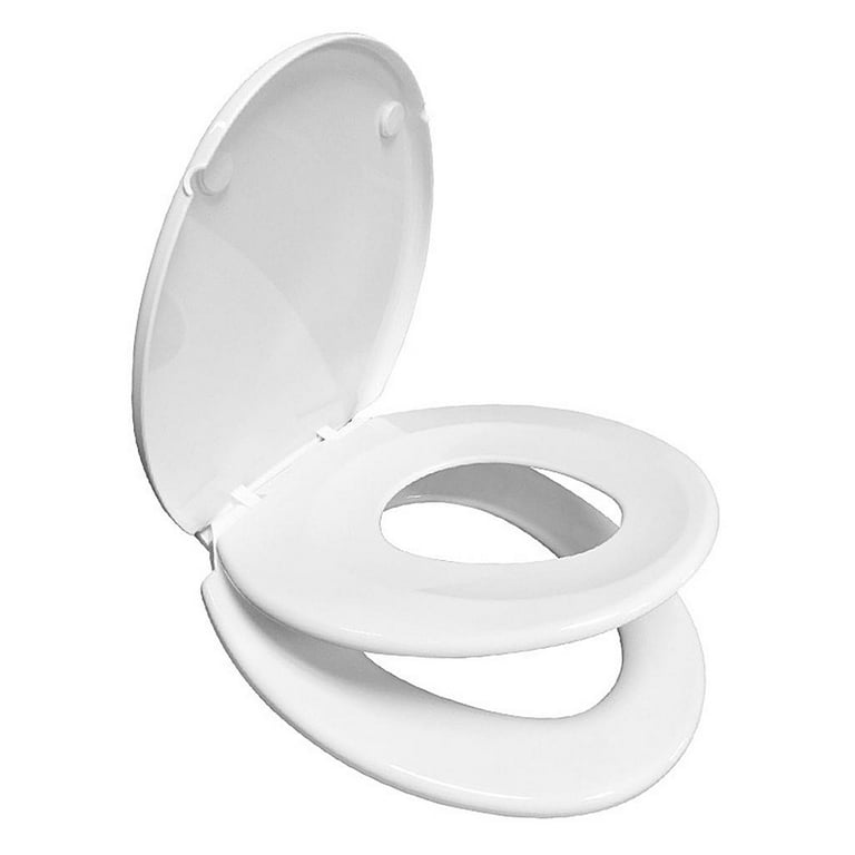 Mainstays Round Memory Foam Toilet Seat With Chrome Hinges,, 60 OFF