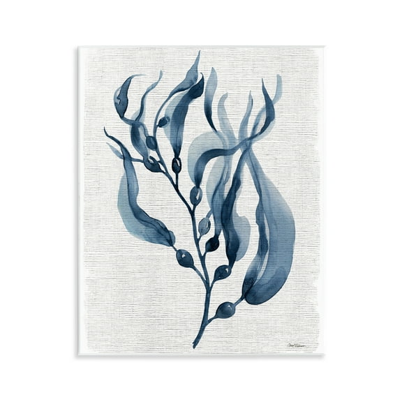 Stupell Industries Delicate Waving Herb Leaves Floral Painting Unframed Art Print Wall Art, 11 x 14