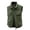 Army Green, variant on Mens Multi-Pocket Utility Cargo Vest Outdoor Loose Fit Mesh Lined Vest Functional Camping Fishing Lightweight Sleeveless Jackets