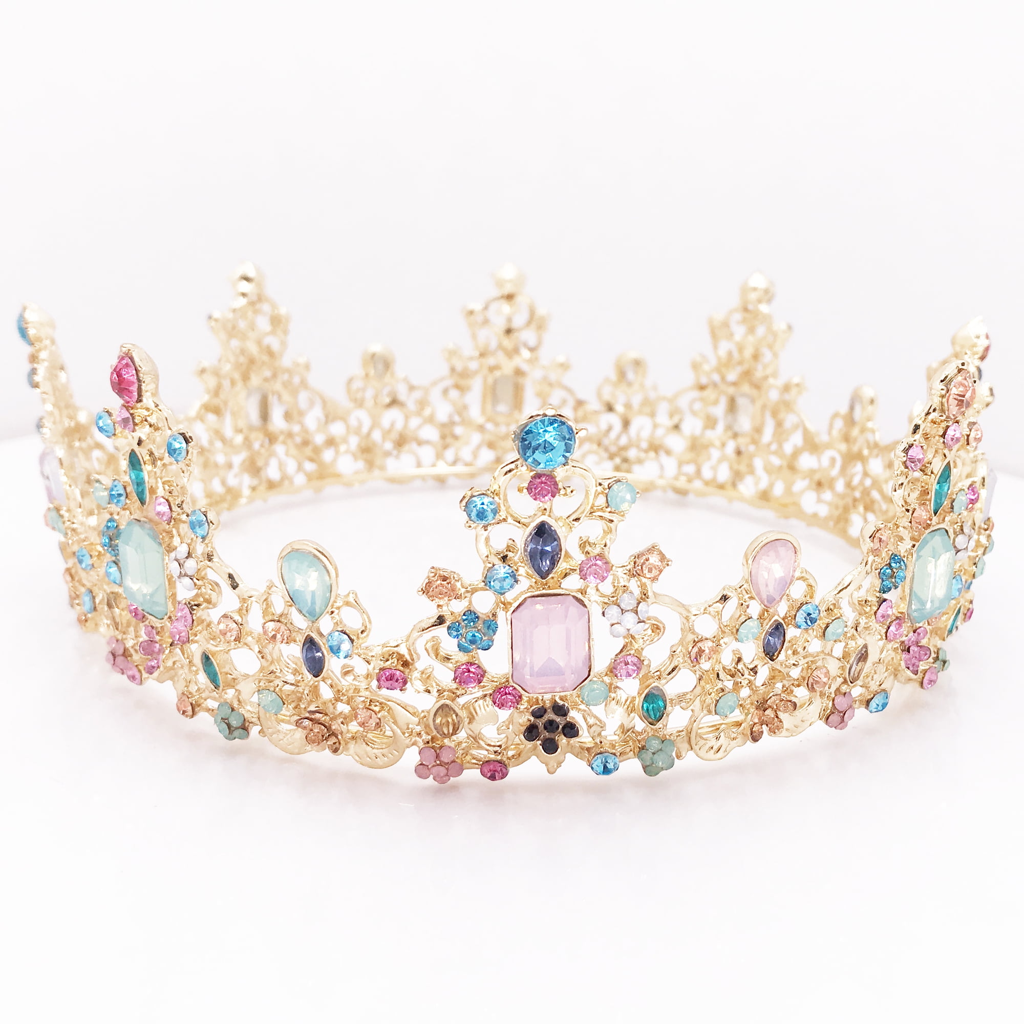 Milisente Crowns For Women Jewelled Bridal Crowns And Tiaras, Wedding
