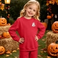 thumbnail image 5 of KPOPLK Toddler Halloween Shirts Baby Boy Girls Pumpkin Tshirts Kids Fall Long Sleeve Tee Tops Children Gift,1-2 Years, 5 of 8