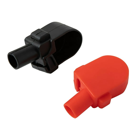 Miangastore 1 Pair Car Battery Terminal Covers Rubber Insulation Boots Waterproof Battery Terminal Protector for Car, Truck, Motorcycle, Marine Supplies