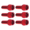 thumbnail image 3 of Juego de 6 tornillos para vástago de bicicleta, tornillos para vástago de bicicleta M6 x 18 mm, tornillos para freno de disco de bicicleta Rojo, 3 of 9