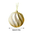 thumbnail image 2 of 2PC Christmas Pendant Ornaments, Shatterproof Plastic Hanging Baubles for Christmas Tree Decorations, Festive Indoor Outdoor Decorative Hanging Ornaments for Home Holiday Display, 2 of 7