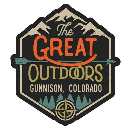 

Gunnison Colorado The Great Outdoors Design 4-Inch Fridge Magnet