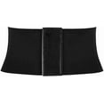 thumbnail image 4 of PIKADINGNIS Women Elastic Wide Band Tied Waspie Corset Waist Cincher Belt,Black, 4 of 6