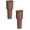 Brown, variant on 2 Pcs Wine Stoppers Beverage Bottle Sealer Soft Silicone Wine Bottle Stoppers Corks with Grip Top Reusable and Unbreakable Glass Bottle Sealer Covers Wine Stoppers, 2.36x0.63 Inch, Brown