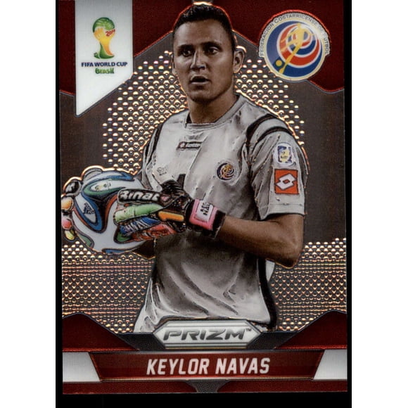 Tarjeta de fútbol Panini Mundial 2014 Prizm #55 Navas