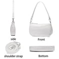 thumbnail image 4 of Lapsting - Bolso de hombro pequeño para mujer, bolso de mano cruzado para mujer, bolso Y2k de los años 90, A- Small White, Small, 4 of 5