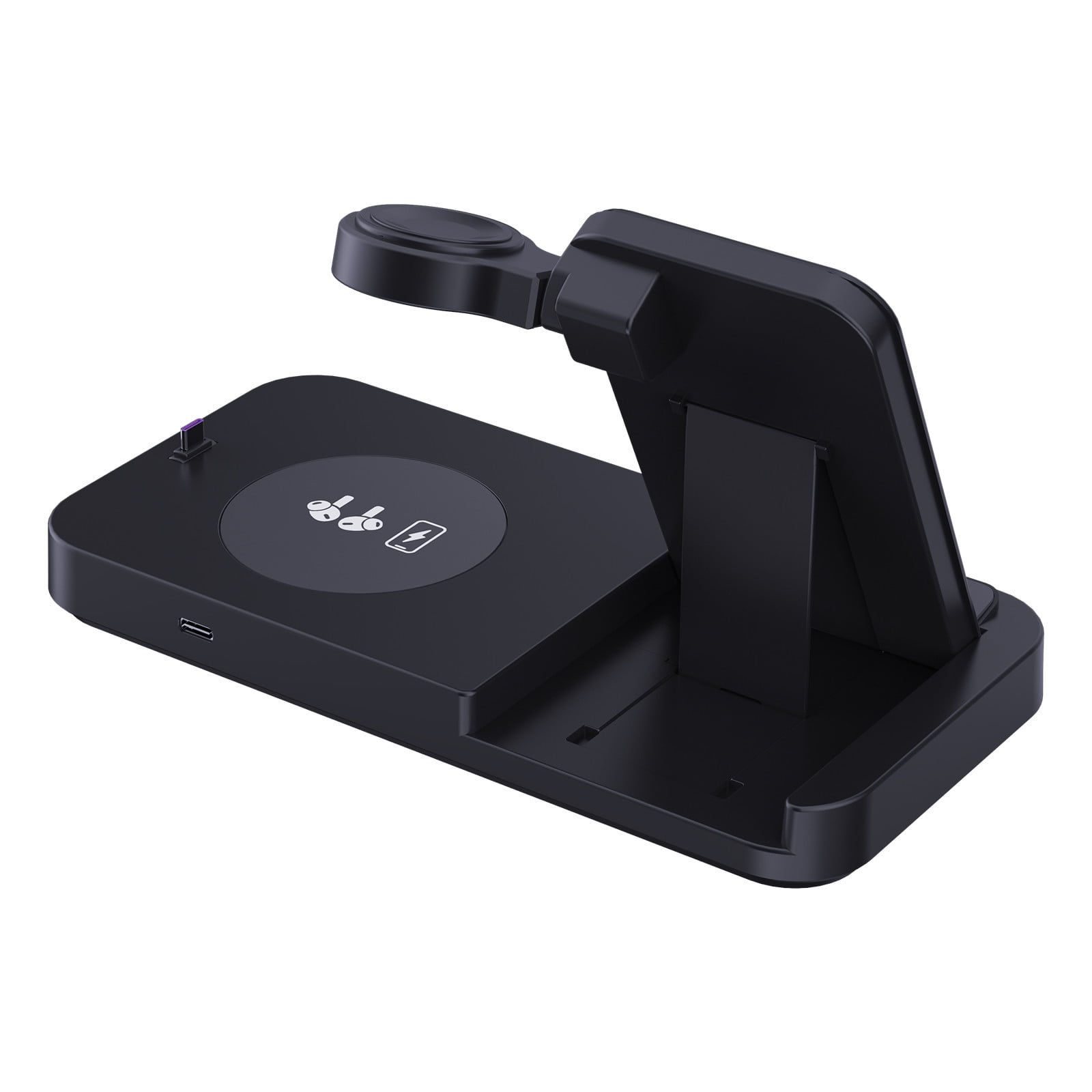 Electronics Accessories - 4 In 1 Magnetic Wireless Charger Station Fast Wireless Charging Stand 15W For I-Phone For Air-Pods For