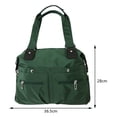 thumbnail image 4 of Bolsos Hombro para Mamá Bolso Gran Capacidad Nailon para El (verde Oscuro), 4 of 7