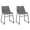 Black/Gray, variant on Signature Design by Ashley Centiar Urban Industrial Faux Leather Bucket Dining Chair, Set of 2, Gray