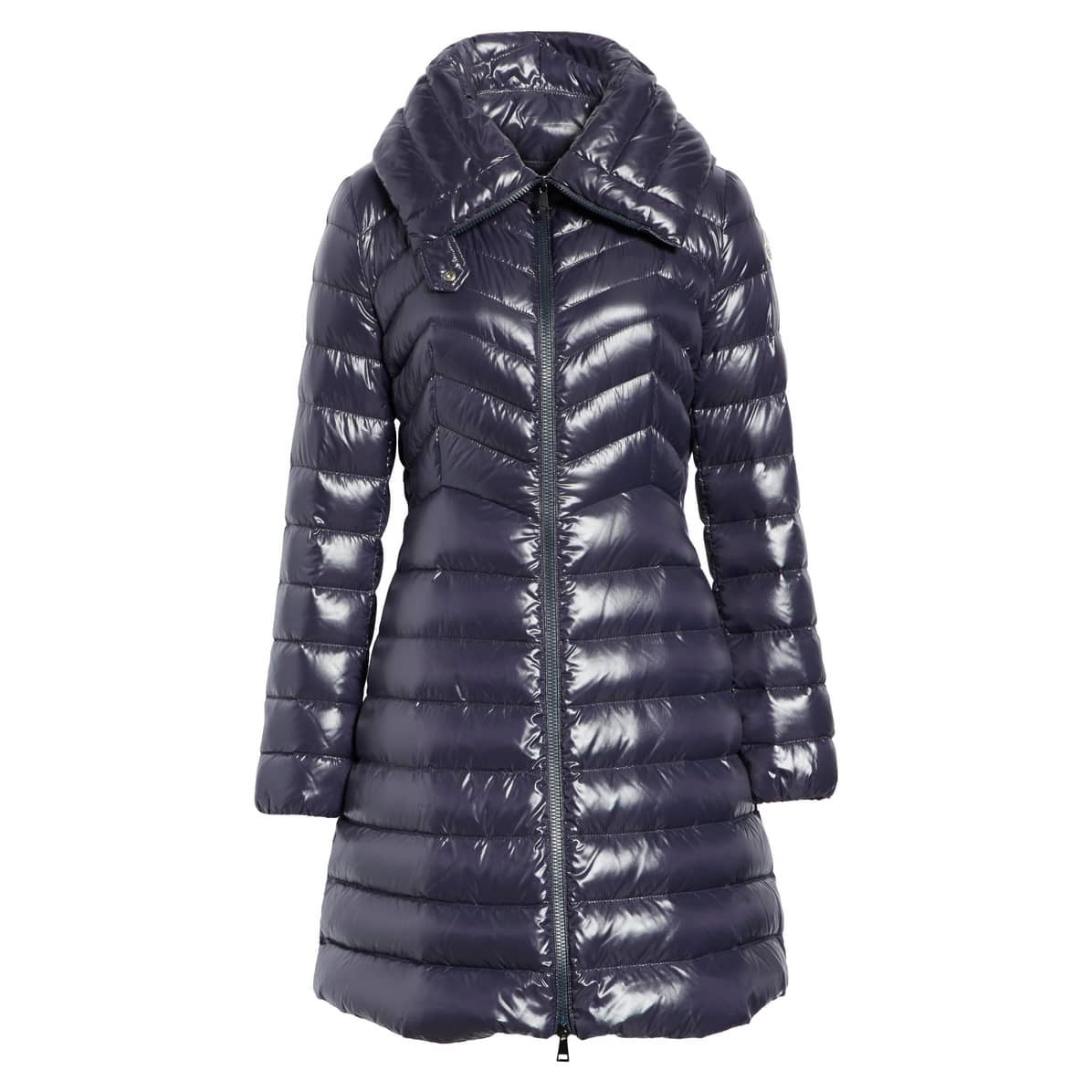 moncler faucon fitted puffer coat