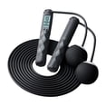 thumbnail image 4 of Colaxi Jump Rope Cordless Jumping Rope Skipping Rope, with Counter Digital Counting Jump Rope for Indoor Workout, Training, Children black, 4 of 8
