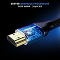 thumbnail image 6 of HDMI Cable 8k (Maximm Cable?s New Upgraded Design) HDMI 2.1, 15ft, Certified 48Gbps, 8K@60Hz 18Gbps 4K@120Hz Ultra High-Speed Gaming HDMI Cable, 8k/4k Cable, 5 Pack, UL-Listed, 6 of 7
